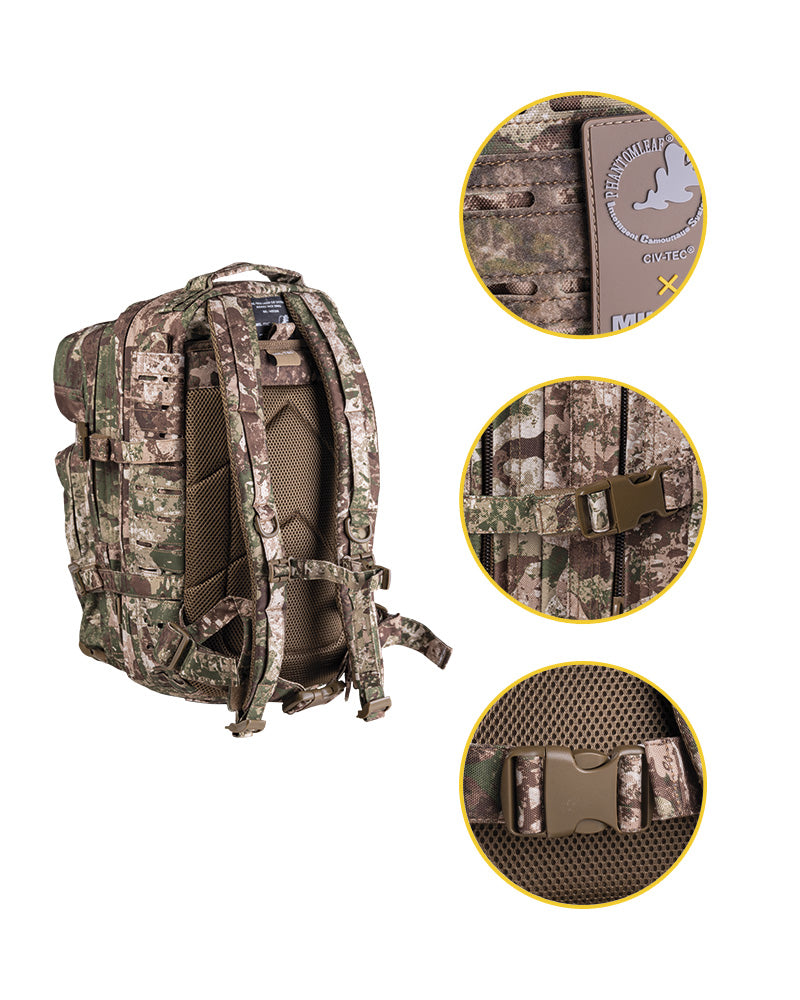 Phantomleaf Miltec WASP 1 Z2 Laser Cut Assault Pack - Small