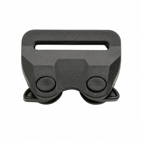 38mm Cobra GT Black Non-Adjustable Female Fitting isolated on white background
