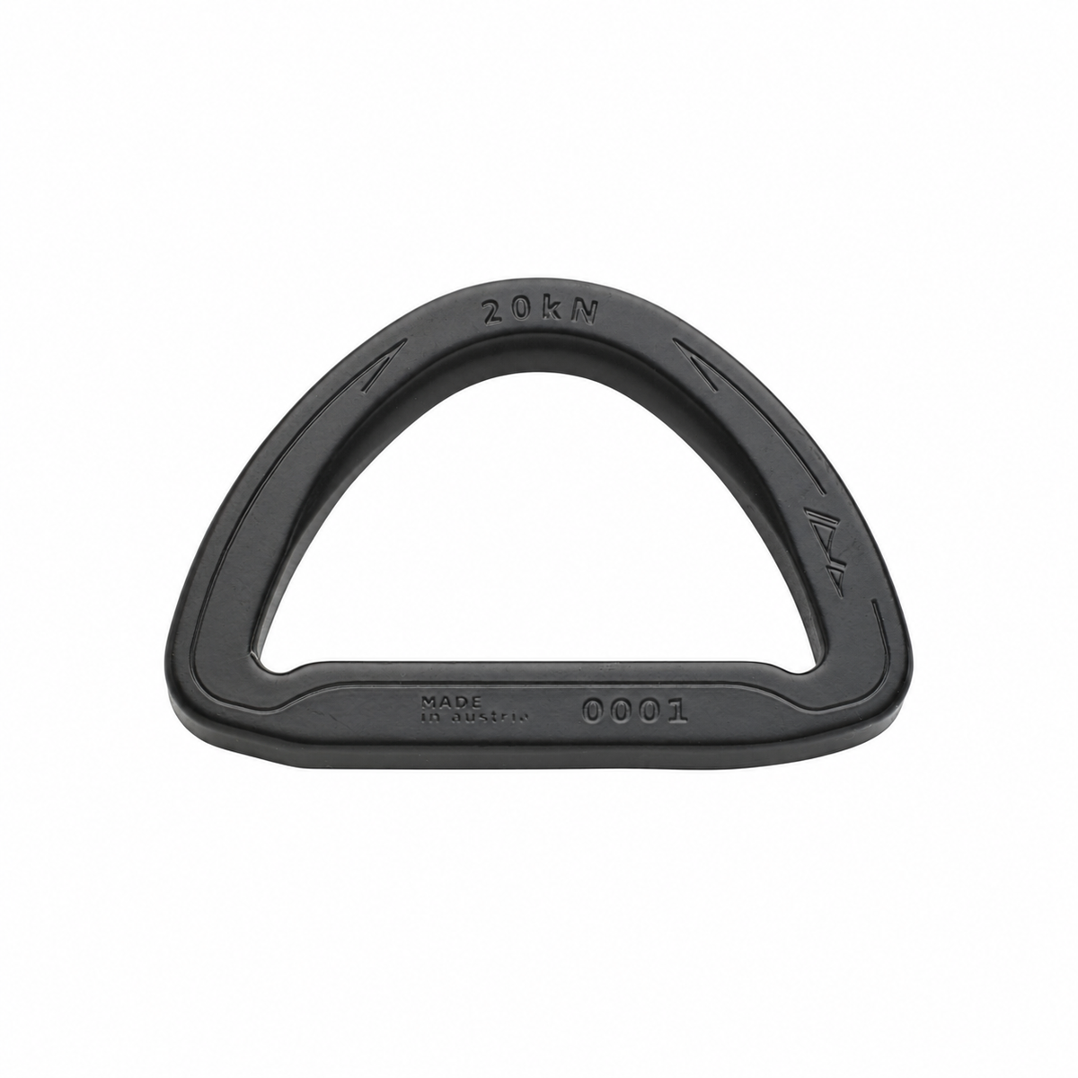 45mm Austri-Alpin Cobra Single D-Ring isolated on white background
