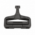 50mm Cobra GT Black Adjustable Male Fitting isolated on white background