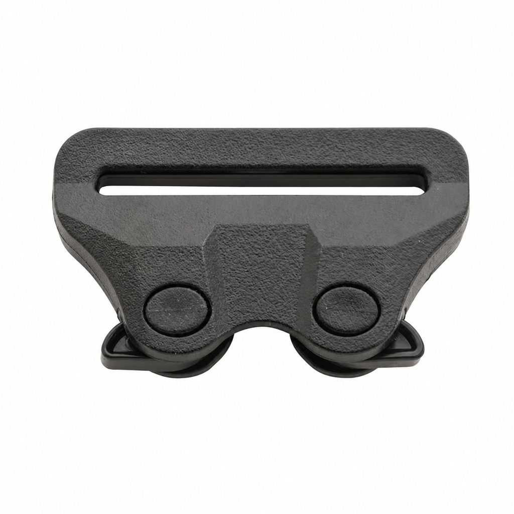 50mm Cobra GT Black Non-Adjustable Female Fitting isolated on white background