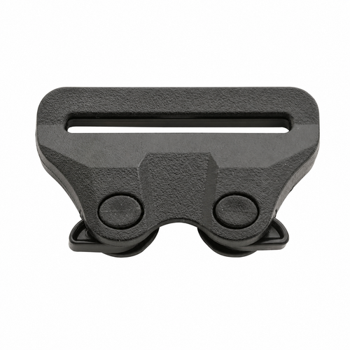 50mm Cobra GT Black Non-Adjustable Female Fitting isolated on white background