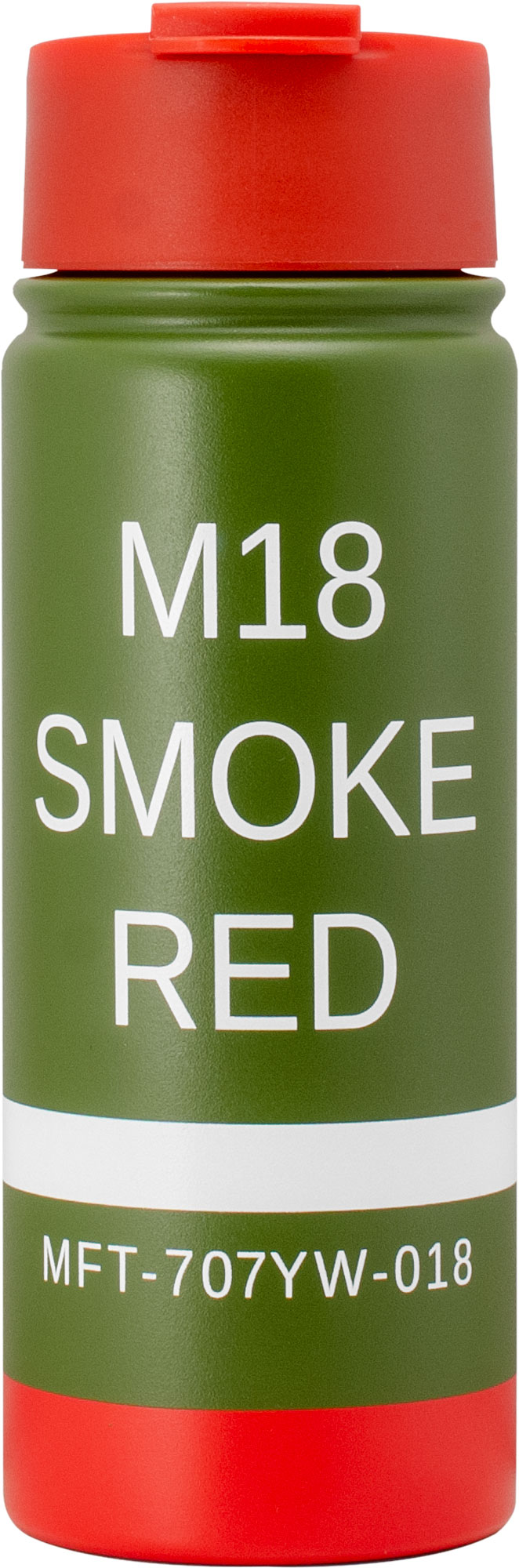 Mission First M18 Red Smoke Drink Bottle.