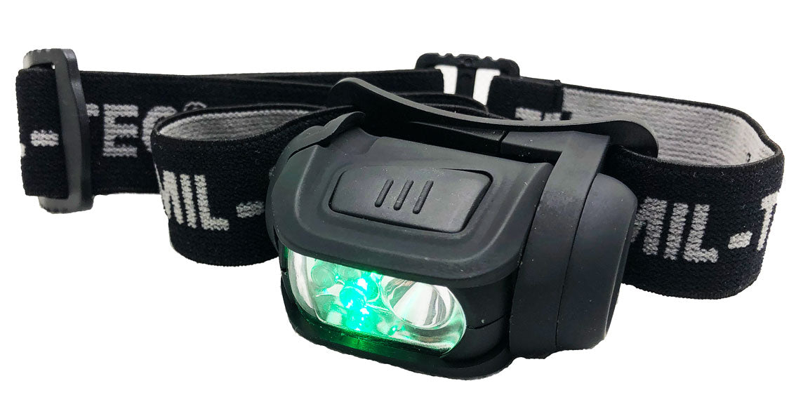 Mil-Tec 4 Colour LED Headlamp