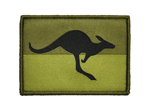 Ukraine Australia Supporter Fund Raising Patch Low Viz
