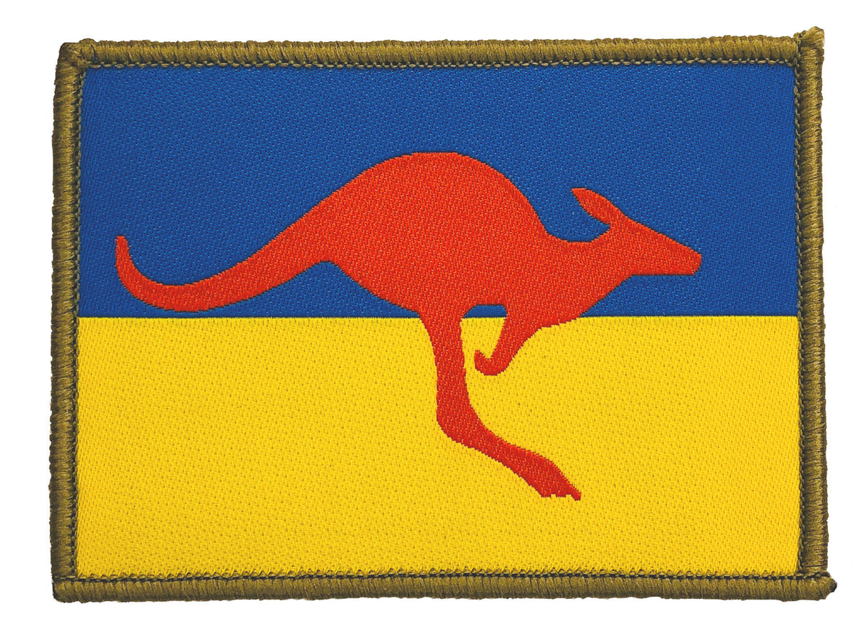 Ukraine Australia Supporter Fund Raising Patch coloured.