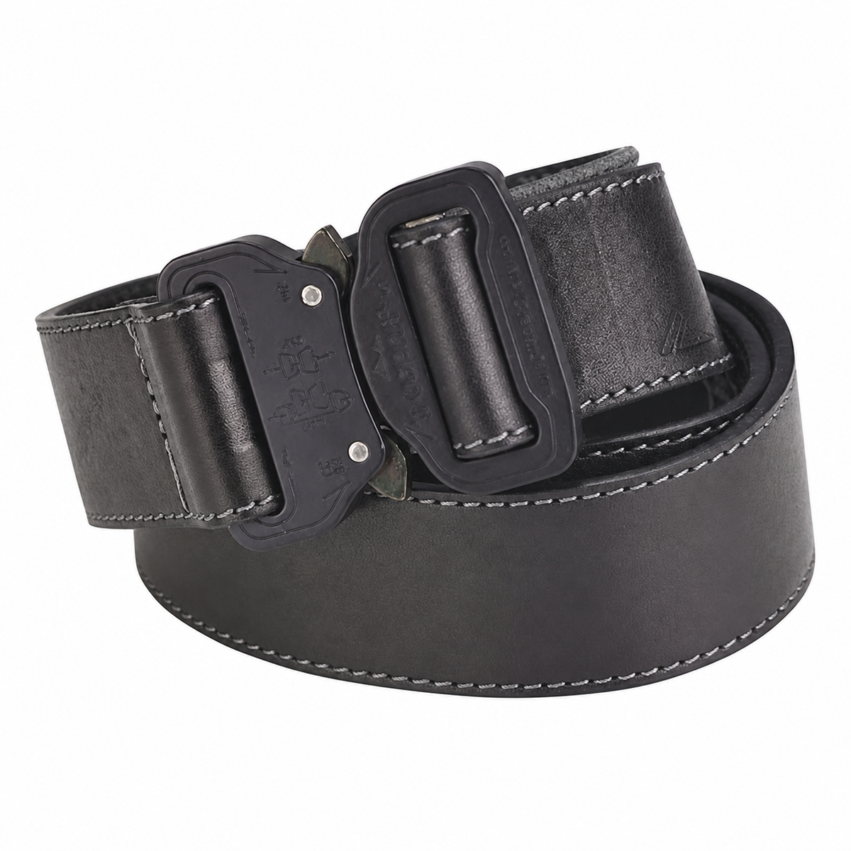 Austri-Alpin Black Cobra Leather Belt