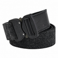 Austri-Alpin Black Loden Cobra Leather Belt isolated on white background