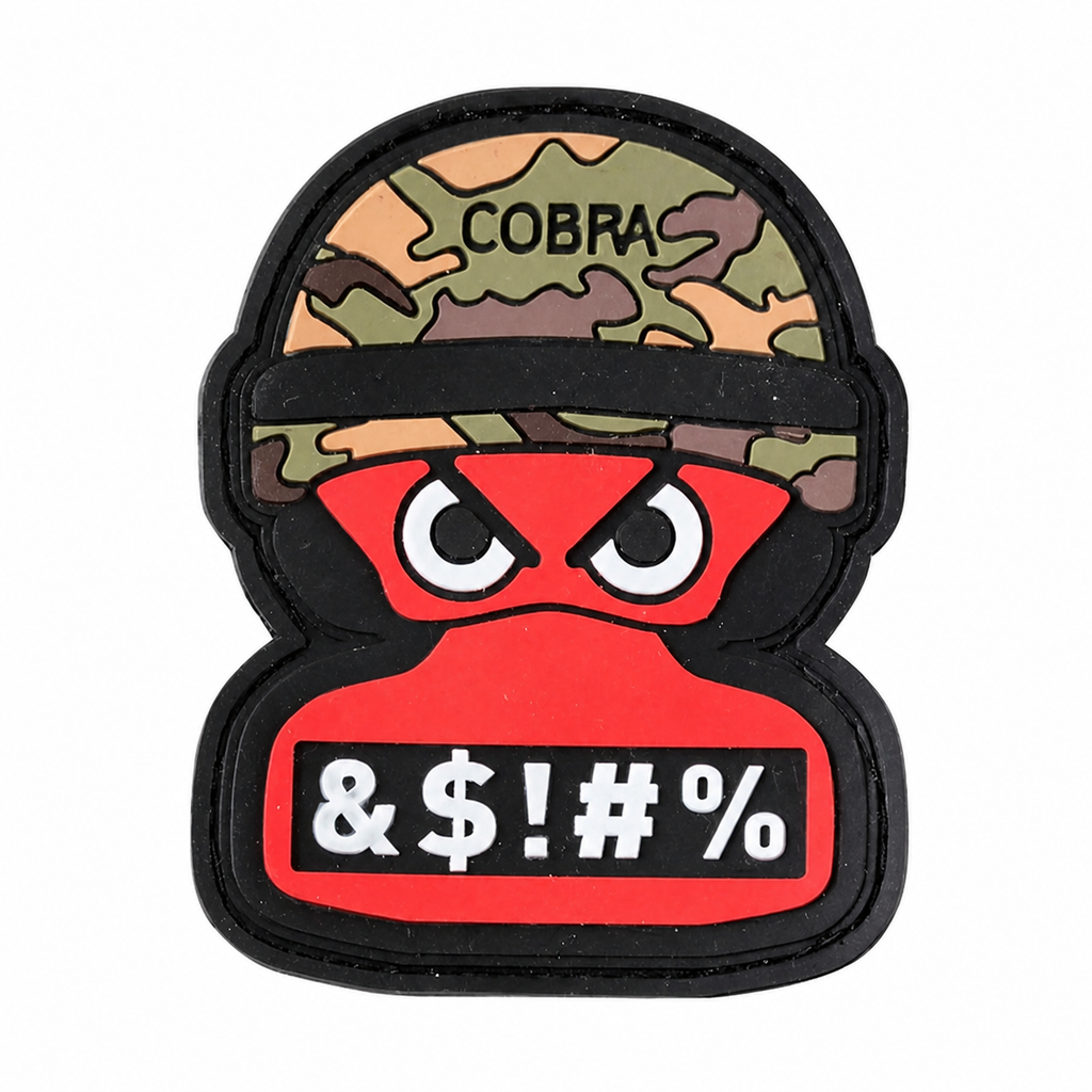 Austri-Alpin Cobra Emoji Patches isolated on white background