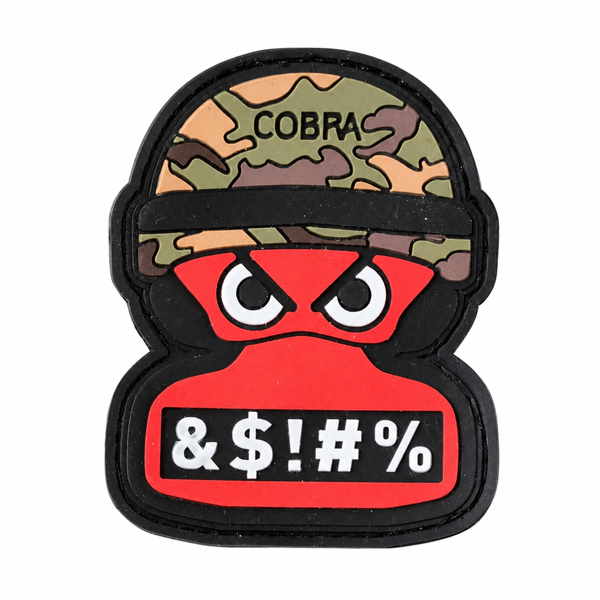 Austri-Alpin Cobra Emoji Patches isolated on white background