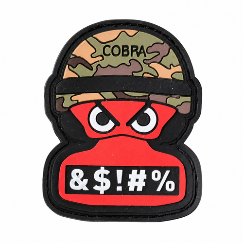 Austri-Alpin Cobra Emoji Patches isolated on white background
