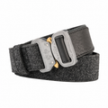 Austri-Alpin Grey Loden Cobra Leather Belt isolated on white background
