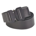 Austri-Alpin Black Cobra Leather Belt isolated on white background