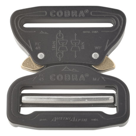 38mm Austri-Alpin Cobra Pro-Style Buckle Black