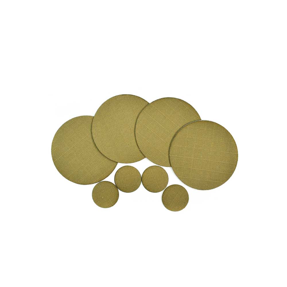 Gearskin Pocket Patch Circle Khaki / Coyote Brown.