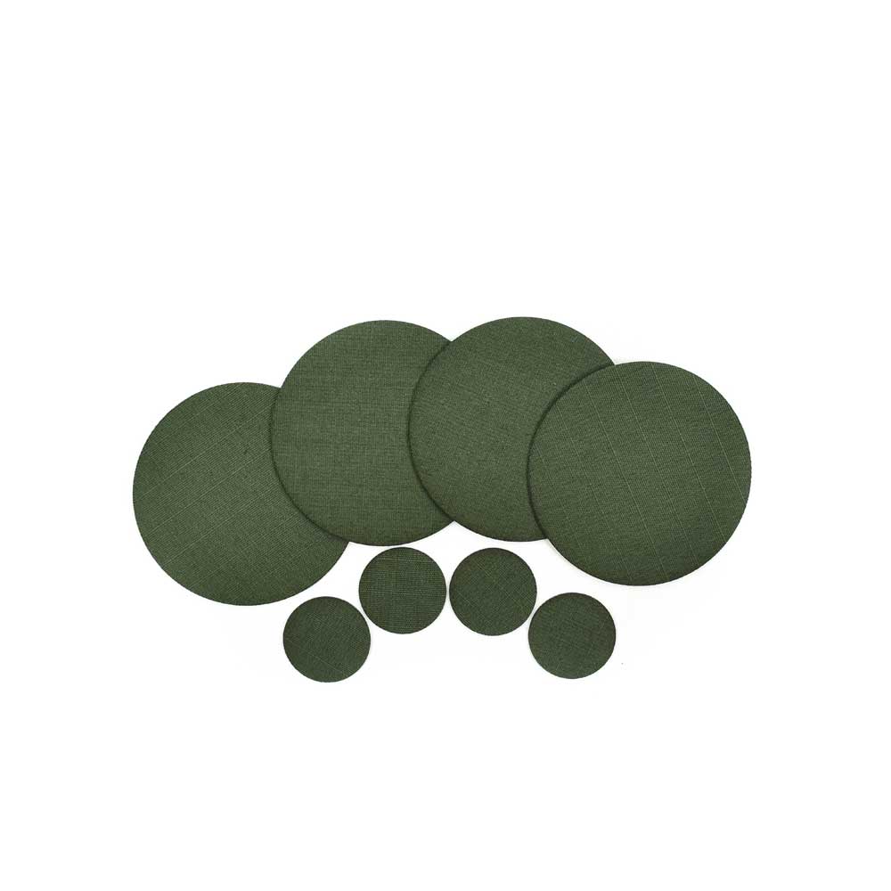 Gearskin Pocket Patch Circle Olive.