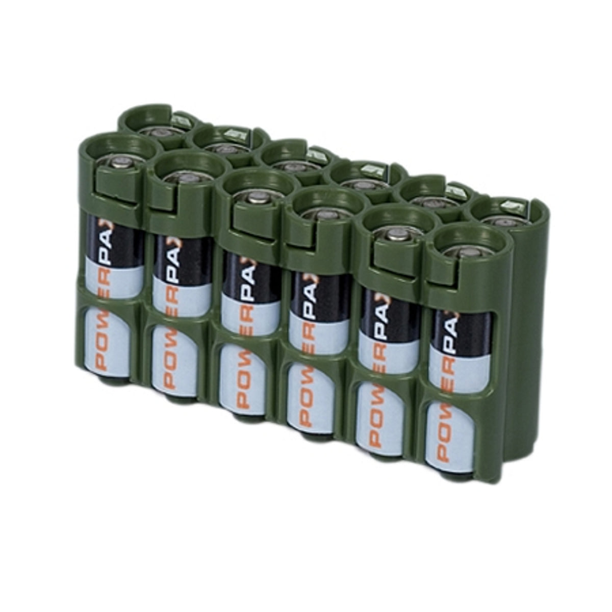 Storacell 12 AA Bulk Caddie Military Green.